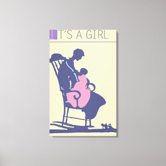 Toile <It's a Girl>par Steve Collier (Recto)