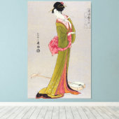 Toile Itsutomi (1793) par Eishi Hosoda 1756-1829 (Insitu (Plancher de Bois))