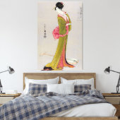 Toile Itsutomi (1793) par Eishi Hosoda 1756-1829 (Insitu(Chambre))