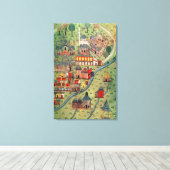 Toile IUK T.5964 Vue d'Eskisehir (Insitu (Plancher de Bois))