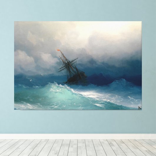 Toile Ivan Konstantinovich Aivazovsky (1817-1900) - Navi (Insitu (Plancher de Bois))