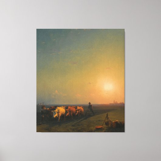 Toile Ivan Konstantinovich Aivazovsky - Labour dans les (Recto)