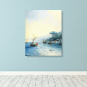 Toile Ivan Konstantinovich Aivazovsky - Navigation sur l (Insitu (Plancher de Bois))