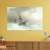 Toile Ivan Konstantinovich Aivazovsky - Navire dans une (Insitu(Salon))