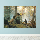 Toile Ivan Shishkin Matin dans une forêt de pins (Insitu (Plancher de Bois))