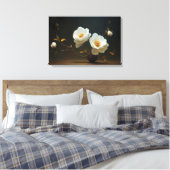 Toile Ivory Bloom Elegance (Insitu(Chambre))