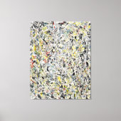 Toile J. P. - BLANC LIGHT - 1954 - Peinture d'action - (Recto)