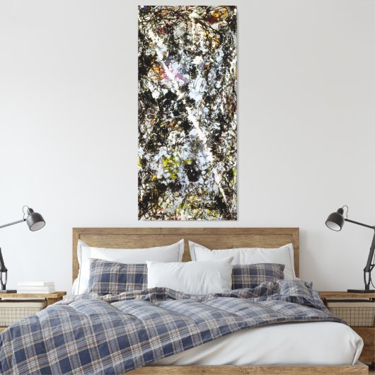 Toile J. P. - COMET - 1947 - Expressionnisme Abstrait - (Insitu(Chambre))