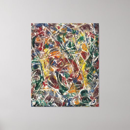 Toile J. P. - CROAKING MOVEMENT - 1946 - Abstrait - (Recto)