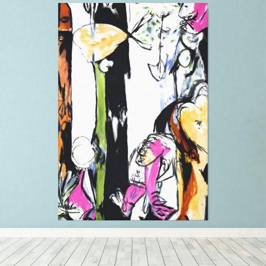 Toile J. P. - EASTER AND THE TOTEM - 1953 - Abstrait - (Insitu (Plancher de Bois))