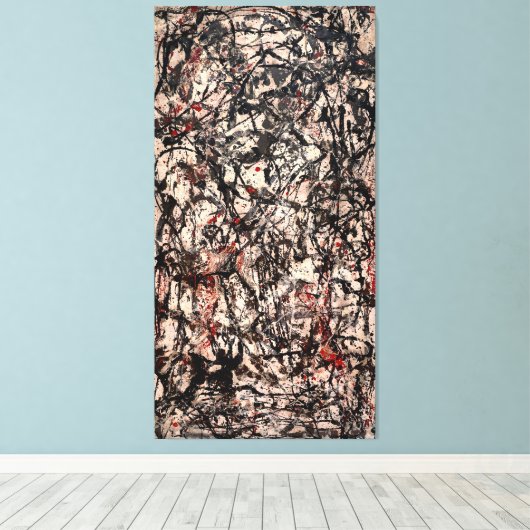 Toile J. P. - FORÊT ENCHANTÉE - 1947 - Abstrait - (Insitu (Plancher de Bois))