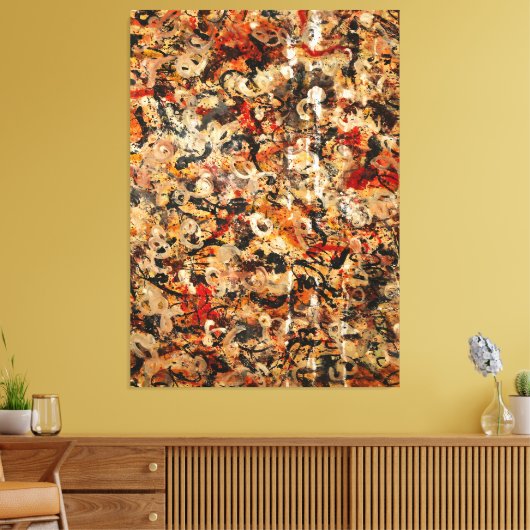 Toile J. P. - INTITULÉ - c. 1945-1949 - Peinture d'actio (Insitu(Salon))