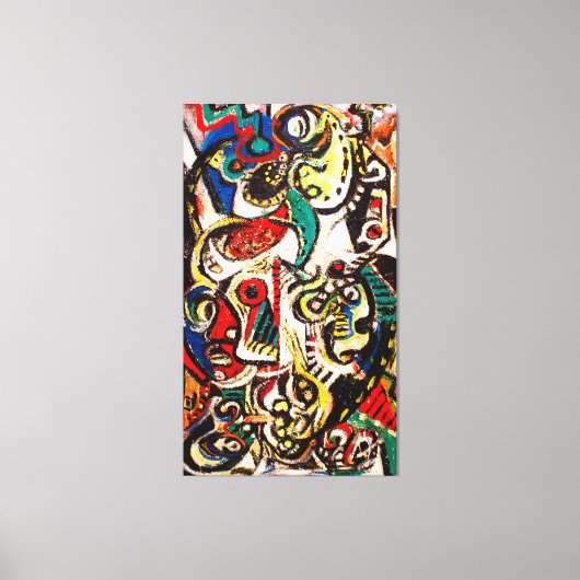 Toile J. P. - MASQUED IMAGE - 1938 - Abstrait - (Recto)
