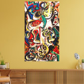 Toile J. P. - MASQUED IMAGE - 1938 - Abstrait - (Insitu(Salon))