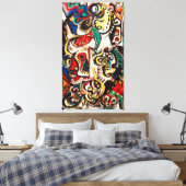 Toile J. P. - MASQUED IMAGE - 1938 - Abstrait - (Insitu(Chambre))