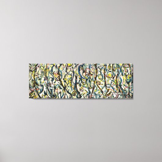 Toile J. P. - MURAL - 1943 - Expressionnisme Abstrait - (Recto)
