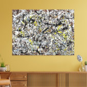 TOILE J. P. - MURAL ON INDIAN RED GROUND - 1950 - (Insitu(Salon))