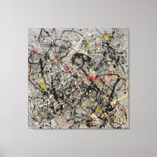 Toile J. P. - Numéro 18 - 1950 - Peinture d'action -