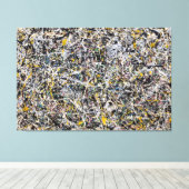 Toile J. P. - Numéro 1 - 1949 - Expressionnisme abstrait (Insitu (Plancher de Bois))