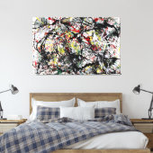 Toile J. P. - Numéro 34 - 1949 - Peinture d'action - (Insitu(Chambre))