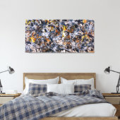 Toile J. P. - NUMÉRO 3 - 1950 - Peinture d'action - (Insitu(Chambre))