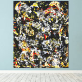 Toile J. P. - Numéro 4 - 1951 - Peinture d'action - (Insitu (Plancher de Bois))