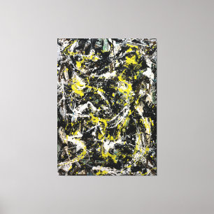 Toile J. P. - NUMÉRO 5 - 1950 - Peinture d'action -