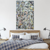 Toile J. P. - PHOSPHORESCENCE - 1947 - Expressi Abstrait (Insitu(Chambre))