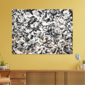 Toile J. P. - RAINBOW GRAYÉ - 1953 - Peinture d'action - (Insitu(Salon))