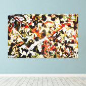 Toile J. P. - RECHERCHE - 1955 - Expressionnisme Abstrai (Insitu (Plancher de Bois))