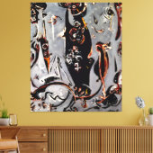 Toile J. P. - TOTEM LEÇON II - 1945 - Abstrait - (Insitu(Salon))