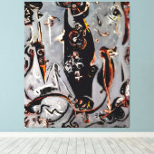 Toile J. P. - TOTEM LEÇON II - 1945 - Abstrait - (Insitu (Plancher de Bois))