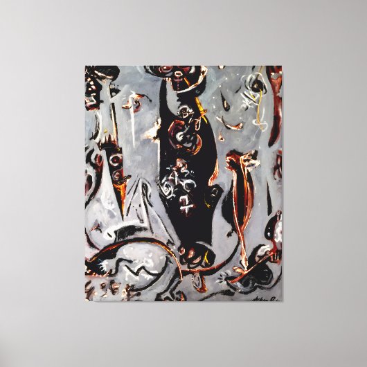 Toile J. P. - TOTEM LEÇON II - 1945 - Abstrait - (Recto)