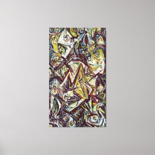 Toile J. P. - TROUBLED QUEEN - 1945 - Abstrait - (Recto)