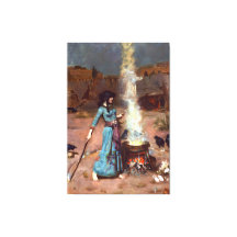 J. W. WATERHOUSE - LE CERCLE MAGIQUE - 1886 -