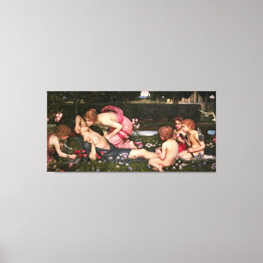 TOILE J. W. WATERHOUSE - LE RÉVEIL D'ADONIS - 1899 (Recto)