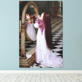 TOILE J. W. WATERHOUSE - MARIANA DANS LE SUD - 1897 - (Insitu (Plancher de Bois))