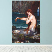 Toile J. WATERHOUSE - A MERMAID - 1900 - Pre-Raphaelites (Insitu (Plancher de Bois))
