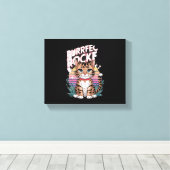 Toile J'aboie Mad pour toi ! Chien (Insitu (Plancher de Bois))