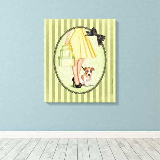 Toile Jack et les boîtes (Insitu (Plancher de Bois))