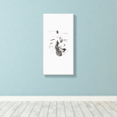 Toile Jack et Mark Premier Poisson (Insitu (Plancher de Bois))
