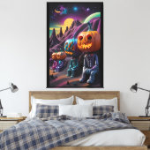 Toile Jack-o-Lantern Family Rest Stop (Insitu(Chambre))