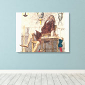 Toile Jack obtient la poule d'or loin du géant (Insitu (Plancher de Bois))