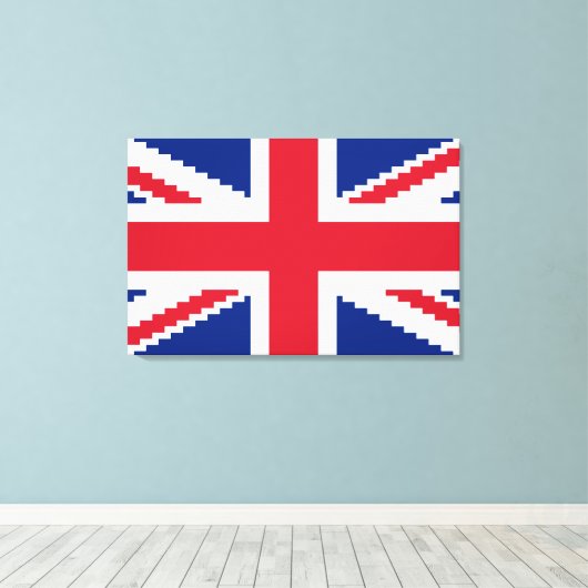 Toile Jack Pixel Union 8 bits (Insitu (Plancher de Bois))