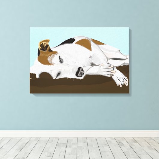 Toile Jack Russell Terrier (Insitu (Plancher de Bois))
