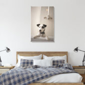 Toile Jack russell terrier. (Insitu(Chambre))