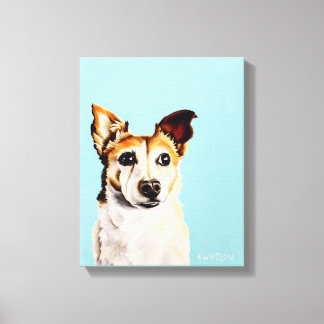 Toile Jack Russell Terrier Peinture à l'huile lunaire