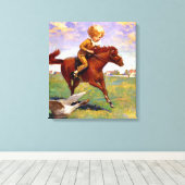 Toile "Jackanapes" par Jessie Willcox Smith (Insitu (Plancher de Bois))