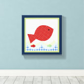 Toile Jackson//Baleine/toile de poisson Imprimer (Insitu (Plancher de Bois))