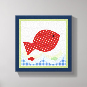 Toile Jackson//Baleine/toile de poisson Imprimer